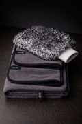 Complete auto detailing set van Ancelis met droogdoek, wash mitt en microvezeldoeken
