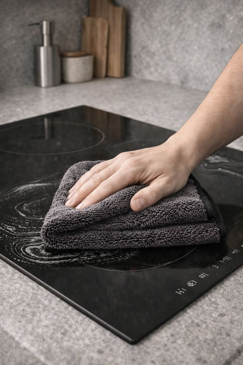 Microvezel droogdoek voor keuken en interieur – zacht en effectief