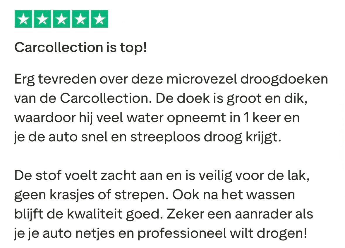 droogdoek auto